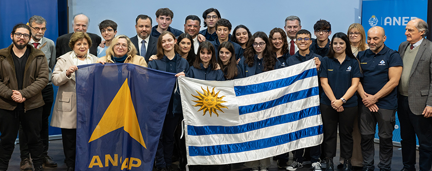 Liceales de Maldonado, finalistas del concurso de la NASA, parten a Cabo Cañaveral con el apoyo de ANCAP