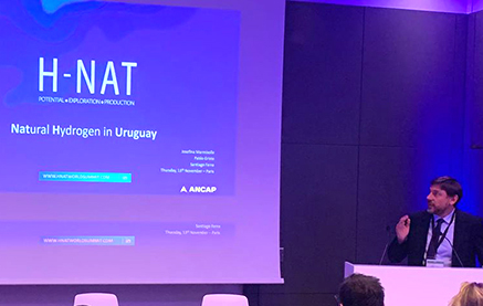 ANCAP presentó su estrategia sobre hidrógeno natural en París