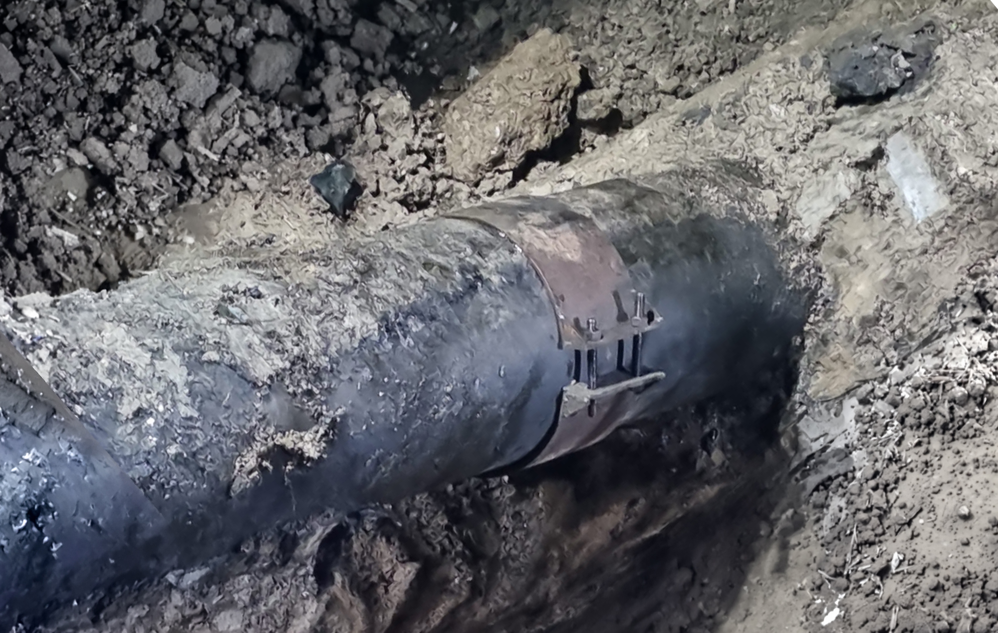 Concluyó la reparación del oleoducto en km 89 de la Ruta Interbalnearia