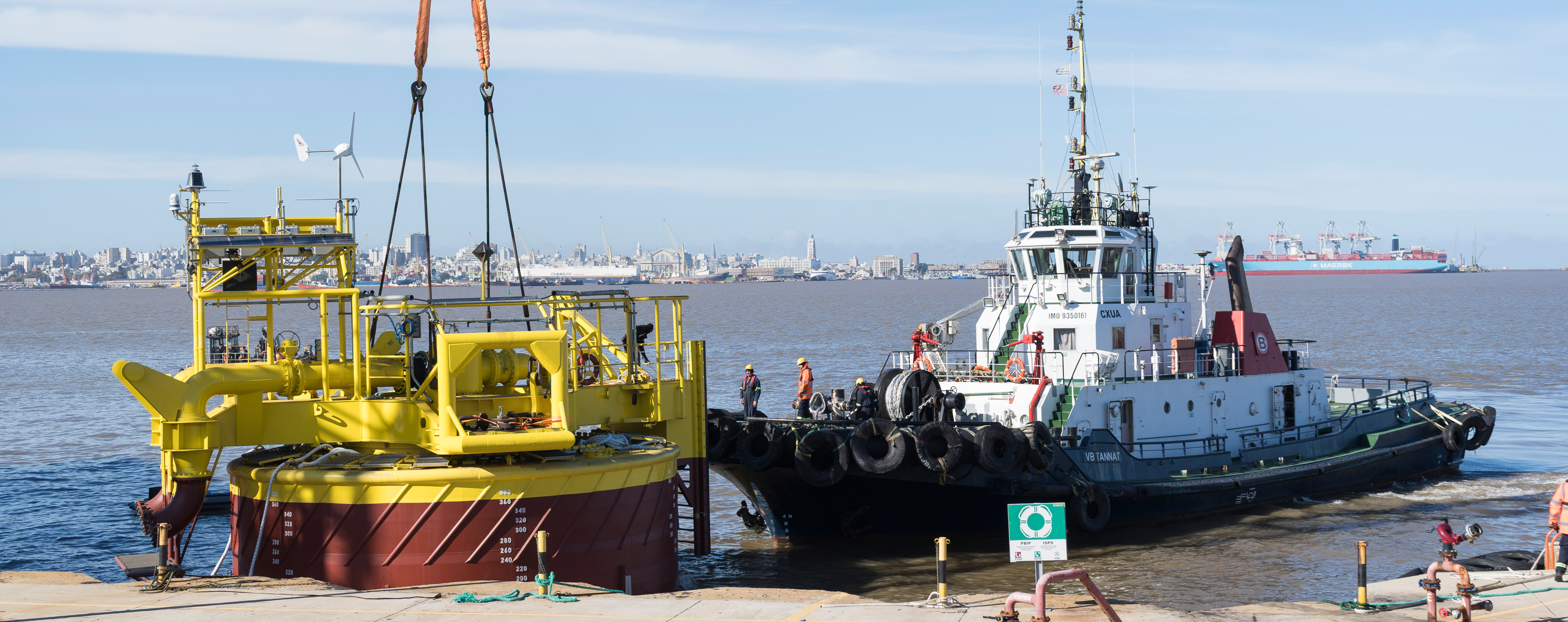 Reemplazo de la boya petrolera de Jos&eacute; Ignacio